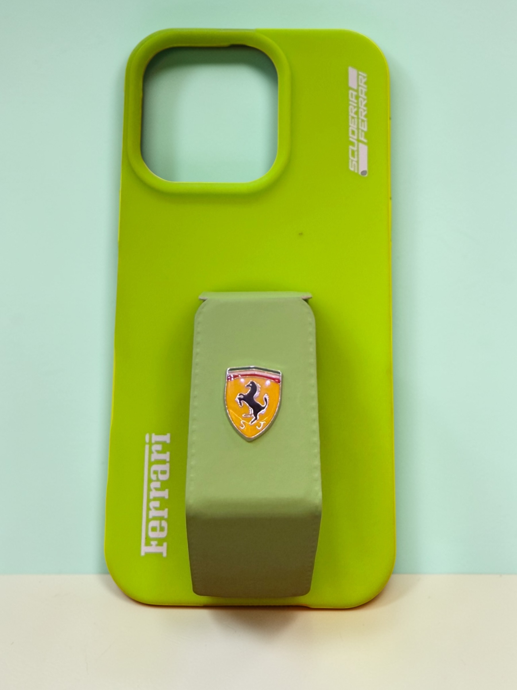 Iphone 16 Pro - Ferrari case - Green - Image 2