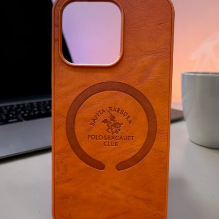 IPHONE 14 PRO  - POLO LEATHER SANTA CASE