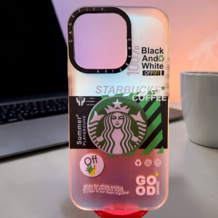 IPHONE 14 PRO - PRINTED BRANDED TRANSPARENT CASE