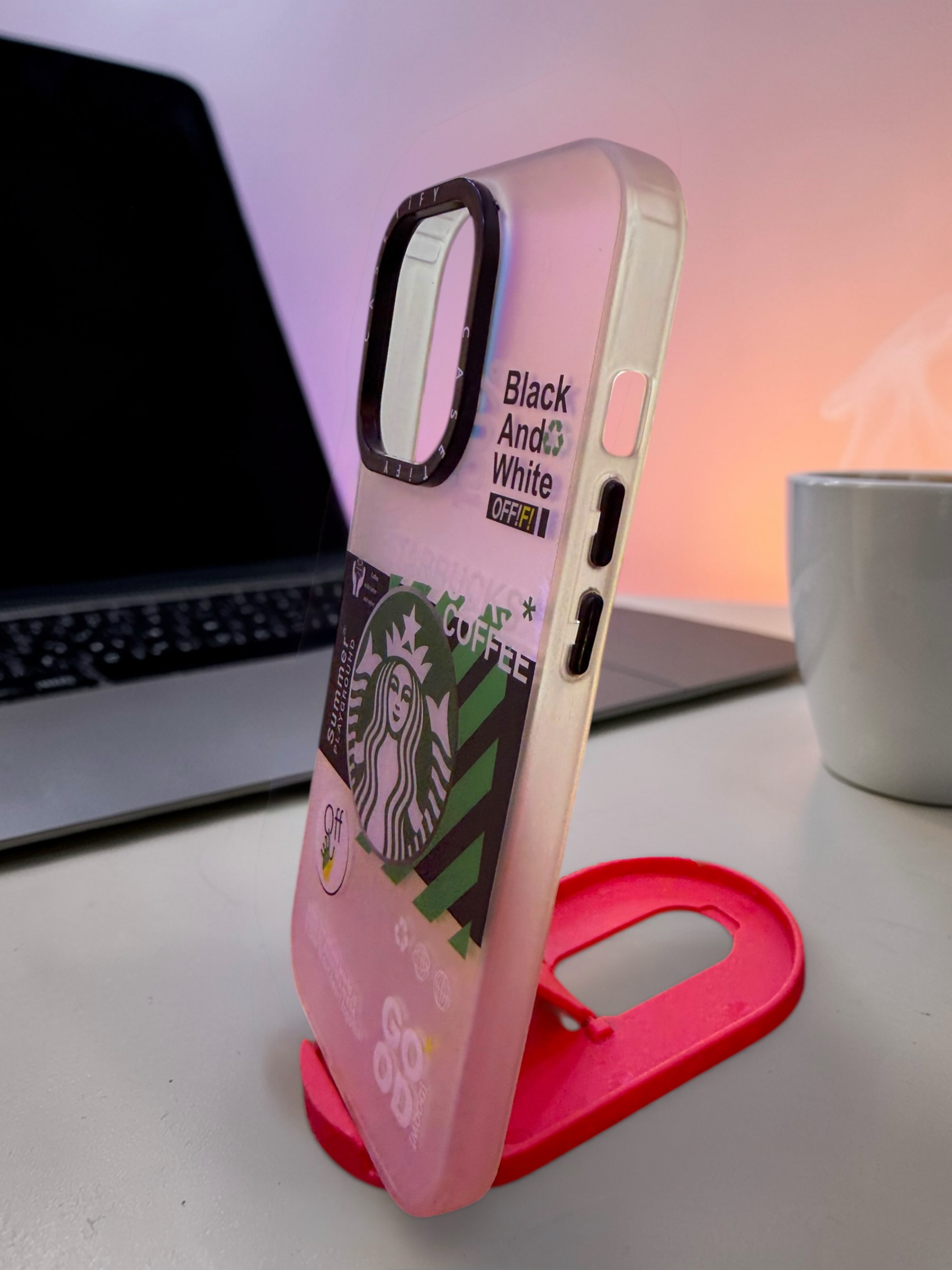 IPHONE 14 PRO - PRINTED BRANDED TRANSPARENT CASE - Image 2