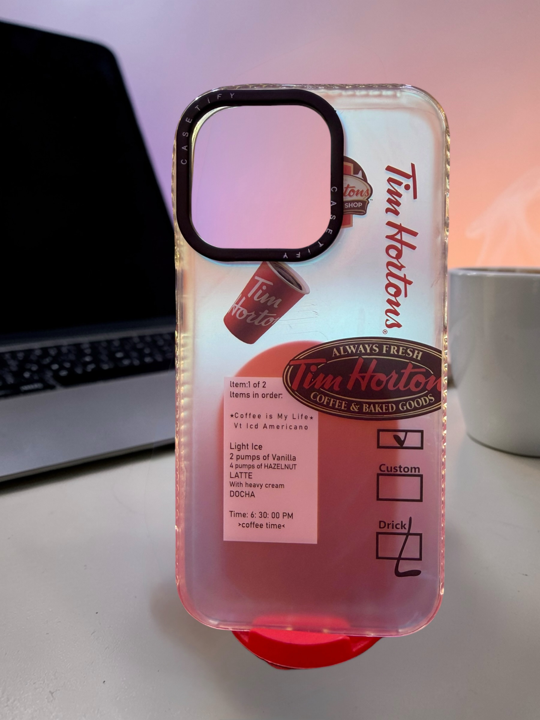 IPHONE 14 PRO - PRINTED BRANDED TRANSPARENT CASE - Image 3