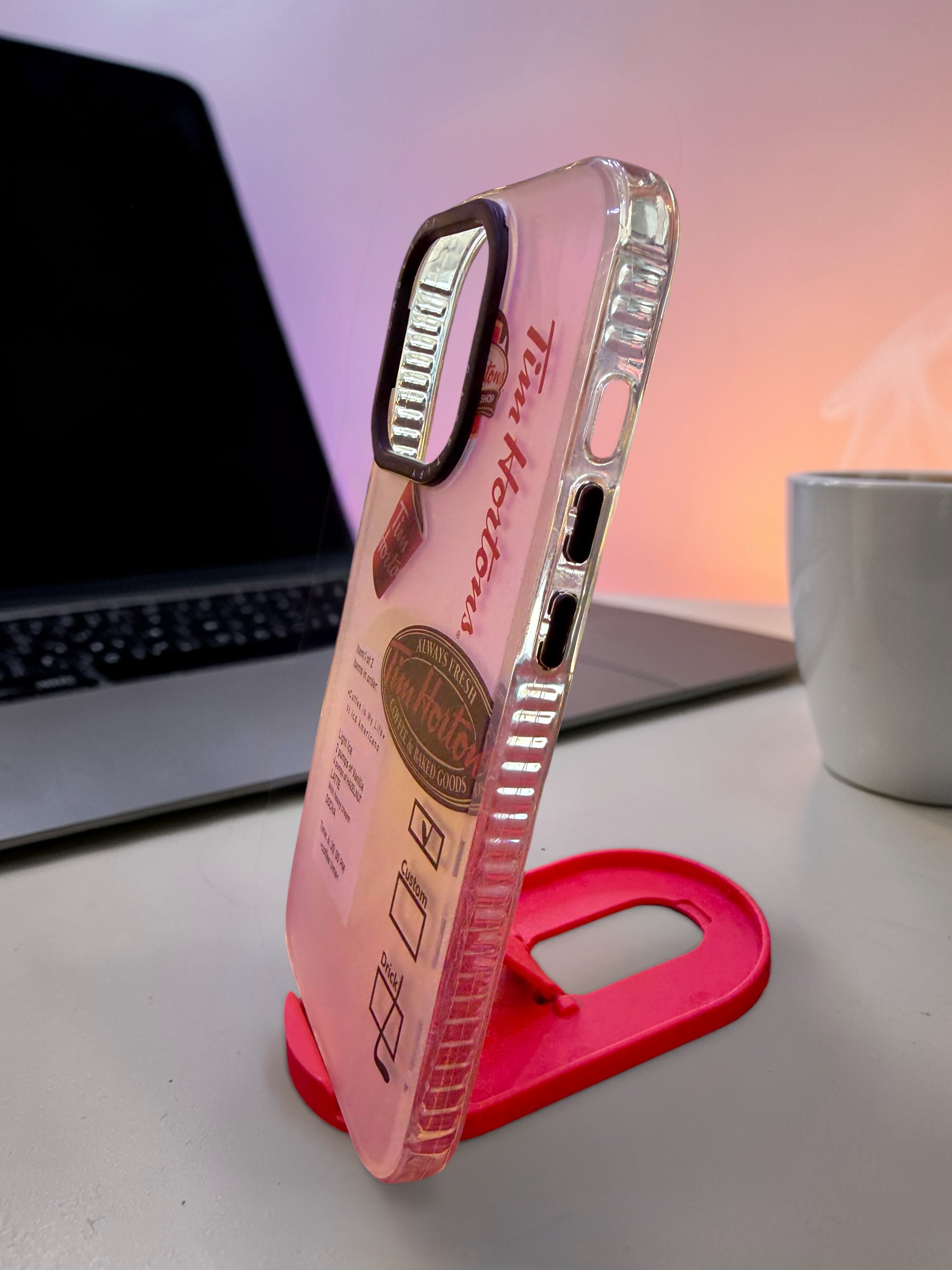 IPHONE 14 PRO - PRINTED BRANDED TRANSPARENT CASE - Image 4