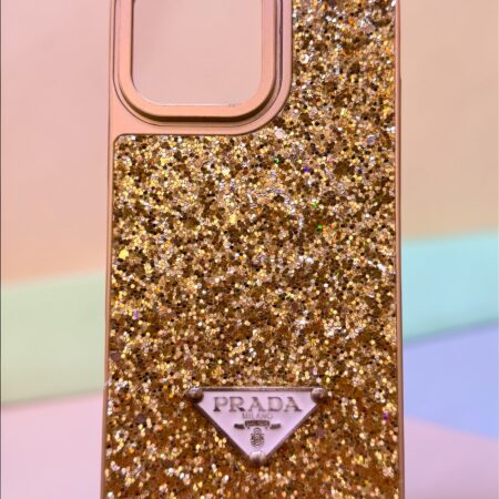 IPHONE 13 PRO MAX PRADA CASE GOLDEN