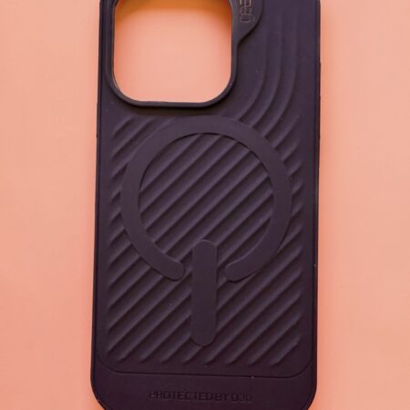 IPHONE 12 PRO MAX - SPIGEN BLACK LEATHER