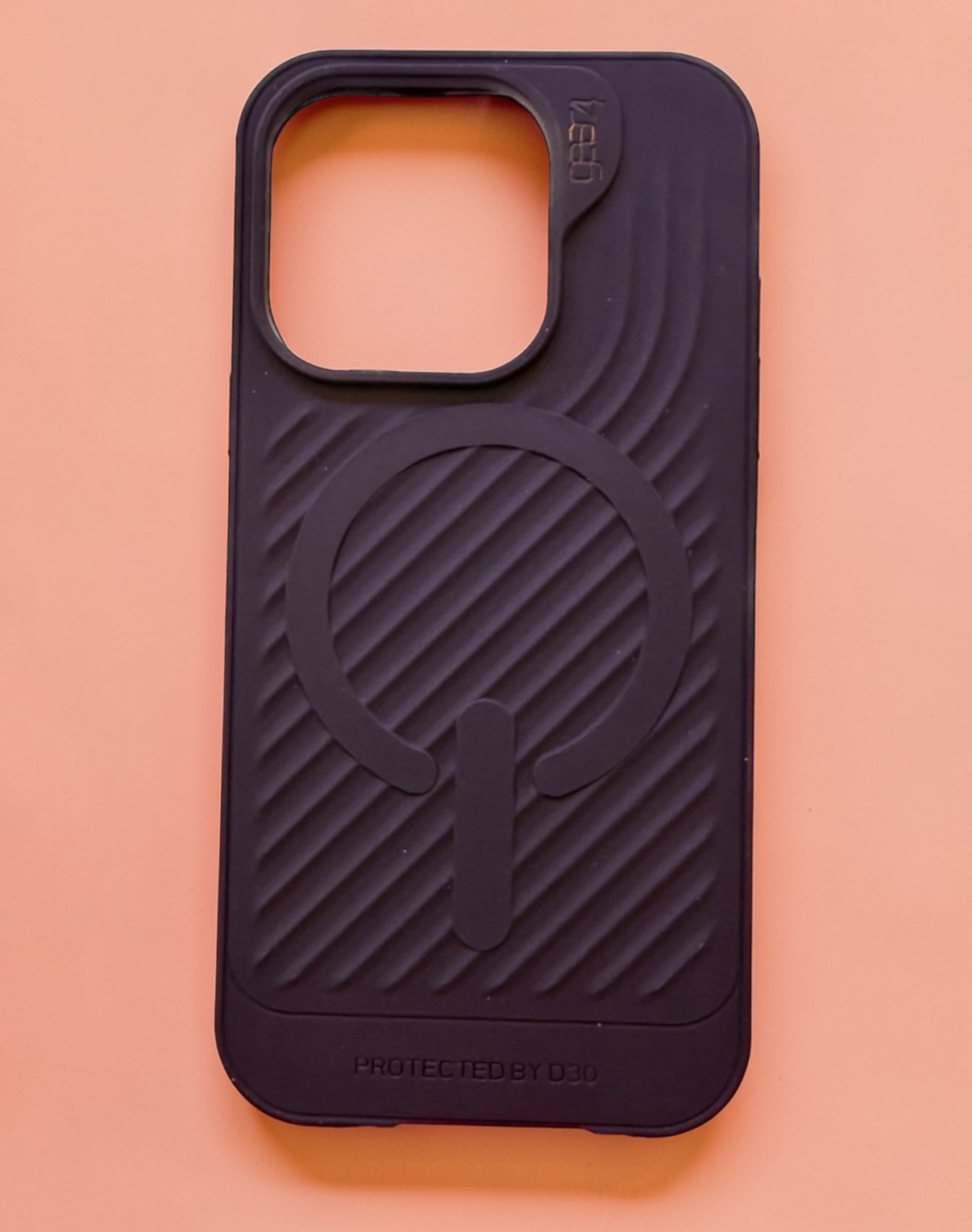 IPHONE 12 PRO MAX - SPIGEN BLACK LEATHER