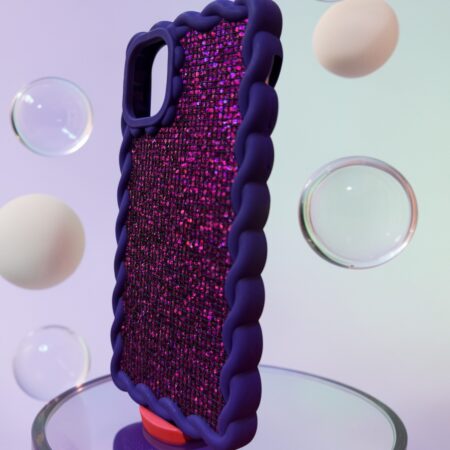IPHONE 11 - PURPLE GLITTER CASE