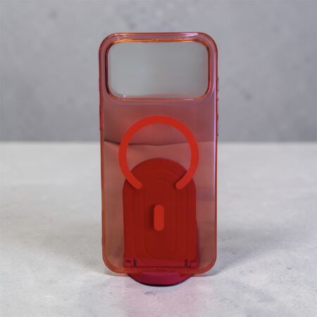 IPHONE 17 pro max - Clear Magsafe Red