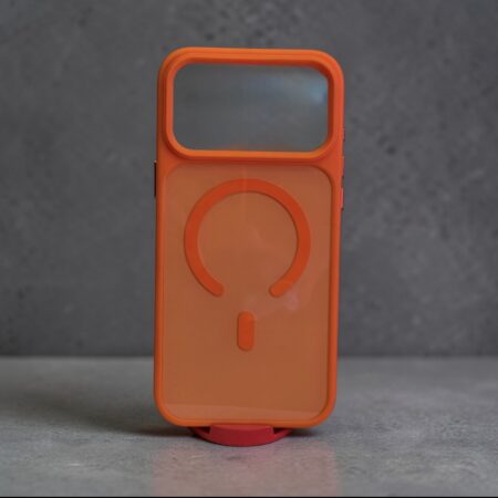 IPHONE 17 pro - Clear Magsafe - Orange